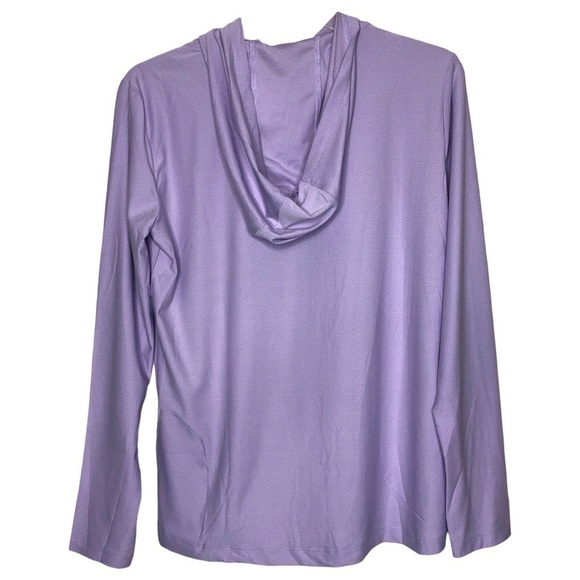 NWT AVALANCHE OUTDOOR SUPPLY Lavender Lightweight Moisture Wicking Hoodie Size L - Picture 2 of 10